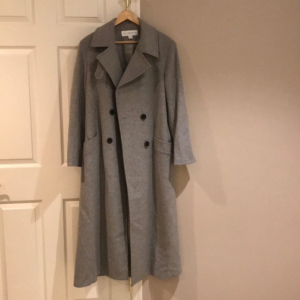 Light grey pea coat